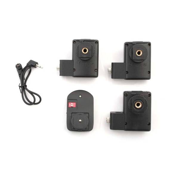 Kit Trigger + 3 Receivere 4canale PT-04NE pentru Canon Nikon Pentax Olympus etc. - - Roveli