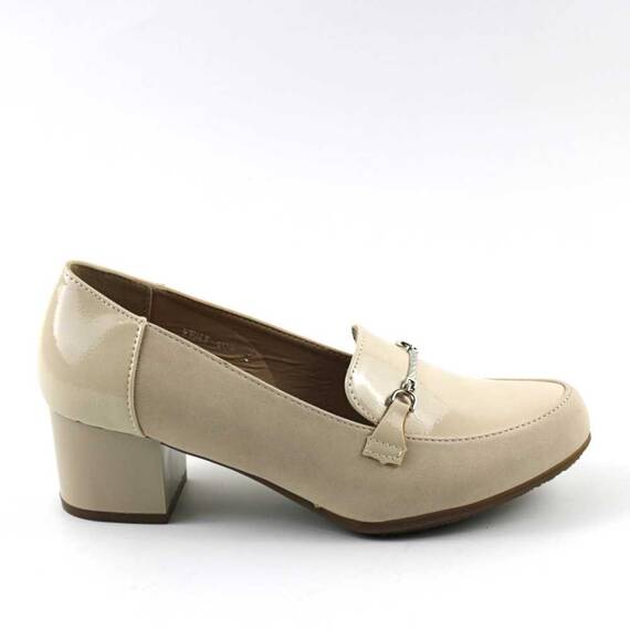Pantofi dama , comozi , accesorizati 199-BEIGE, Culoare (12): Bej, Marime (12): 37* - 4- Roveli