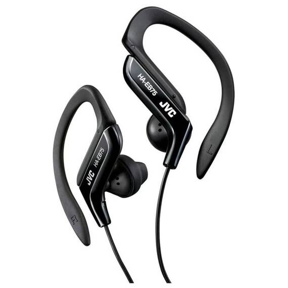 Casti sport JVC HA-EB75, Cu Fir, In-Ear, Confort si Stabilitate la Miscare, Negru - - Roveli