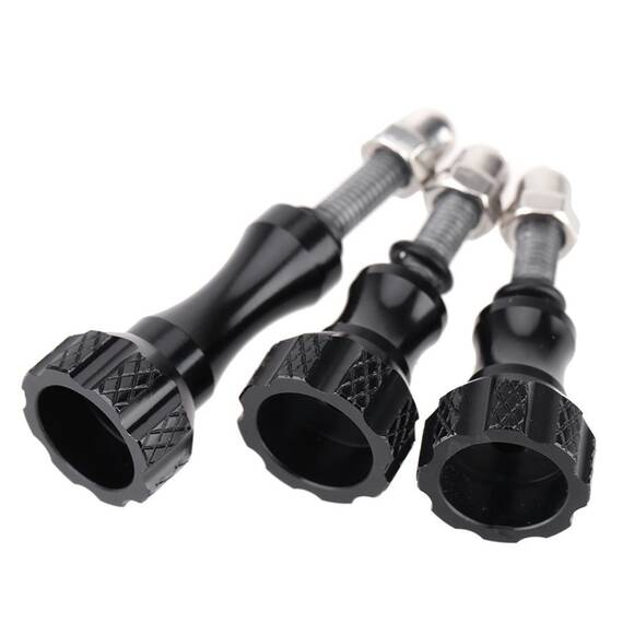Set 3 suruburi aluminiu CNC pentru GoPro Hero 2 Hero 3 Hero 3+ Hero 4 Hero 5 Hero 6 Hero 7 GP50 - 2- Roveli
