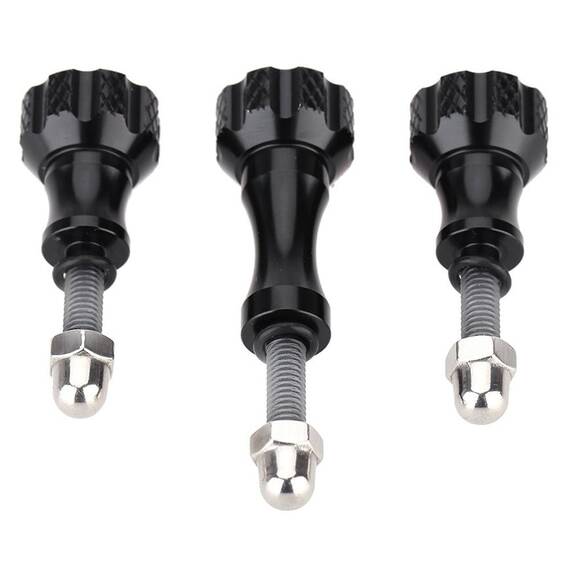 Set 3 suruburi aluminiu CNC pentru GoPro Hero 2 Hero 3 Hero 3+ Hero 4 Hero 5 Hero 6 Hero 7 GP50 - 4- Roveli