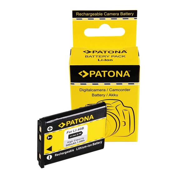 Acumulator /Baterie PATONA pentru Li40B Li42B Li-40B Li-42B f OLYMPUS IR-300 FE-5500- 1031 - - Roveli