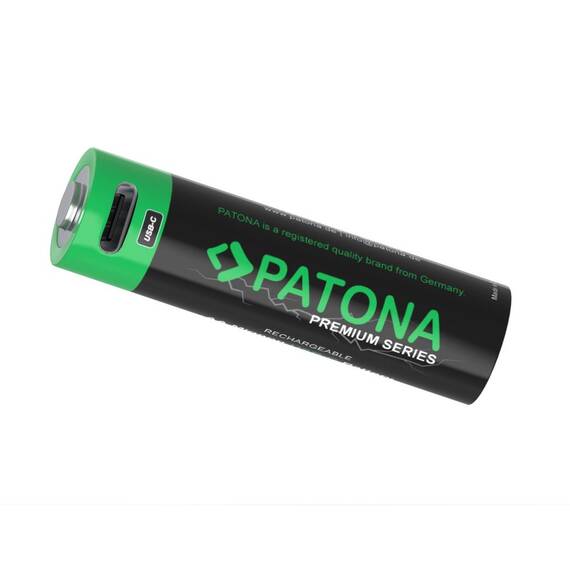 Baterii 4x AA Reincarcabile 2000mAh Patona Premium cu USB-C - 5- Roveli