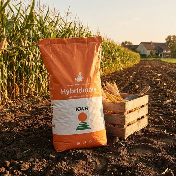 KWS Hypolito seminte porumb FAO 350, hibrid semitimpuriu exceptional la seceta si arsita - Stoc NOU! - - Roveli