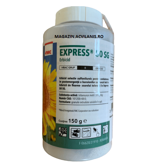 Express 50SG + Vivolt 1.25L - erbicid complet pentru floarea soarelui modificata 5Hectare - - Roveli
