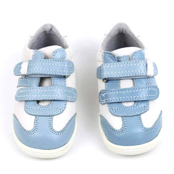 Pantofi sport , pentru copii , din piele naturala , PRIMII PASI  1839-BLEU/ALB/PP, Culoare (12): Bleu, Marime (12): 22 - 5- Roveli