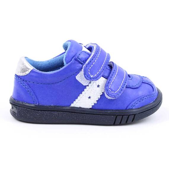 Pantofi sport , pentru copii , din piele naturala , PRIMII PASI  1839-ALBASTRU/ALB/PP, Culoare (12): Albastru, Marime (12): 22 - 4- Roveli