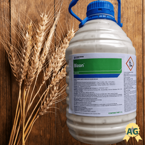 Erbicid BIZON 5 L | Postemergent Toamna Cereale | Combate Monocotiledonate & Dicotiledonate (1 L/ha) - 2- Roveli
