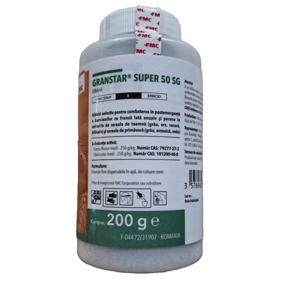 Granstar Super 200g erbicid pentru grau, Alege ambalajul dorit: Erbicid = 5hectare - - Roveli