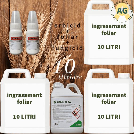 Pachet Adentis Grande - 10ha erbicid complet pentru cereale paioase - - Roveli