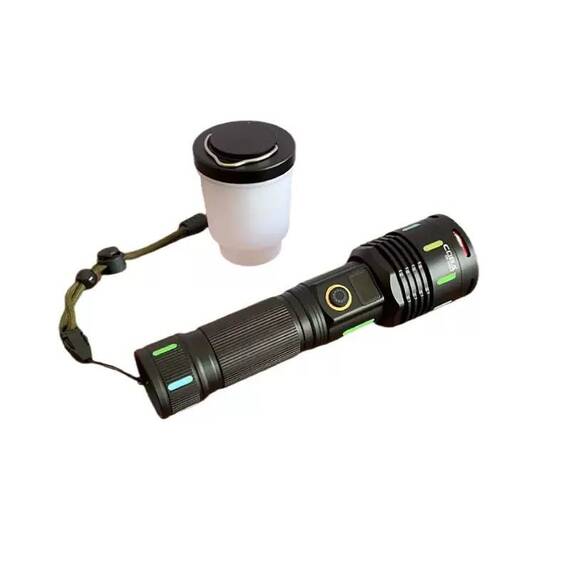 Lanterna laser de mare putere Coba CB-G668LY, 30w, 2000lm, 1000m raza de iluminare : Culoare - negru - - Roveli
