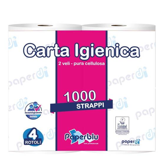 Hartie igienica PaperBlue, 30 m, 2 straturi, 4 role - - Roveli