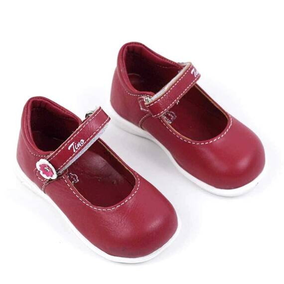Pantofi usori , de copii , din piele naturala , PRIMII PASI 3258-FUCSIA/2 - 2- Roveli