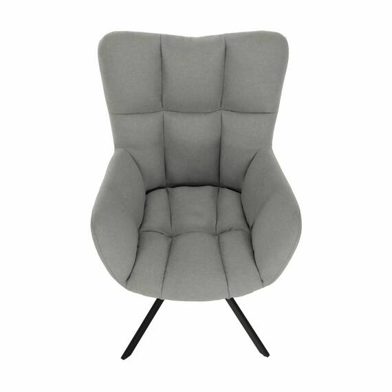 Fotoliu DacEnergy©, cadru metalic, tapiteria din material textil, design unic, rotativ, 67x97x72 cm, finisaj negru si gri - 11- Roveli