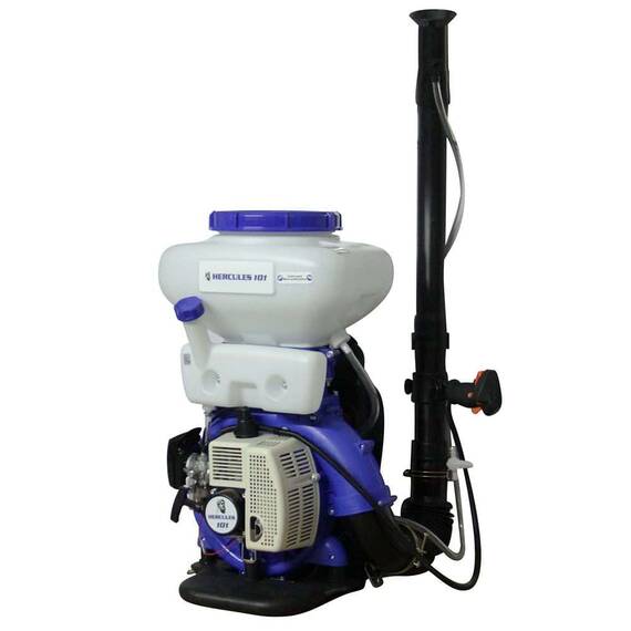 Atomizor, motor de 2,1 kW, 2.9 CP, tip jet stropire - picatura si ceata, pompa booster, distanta maxima de actiune pe orizontala 12m, 14L - - Roveli