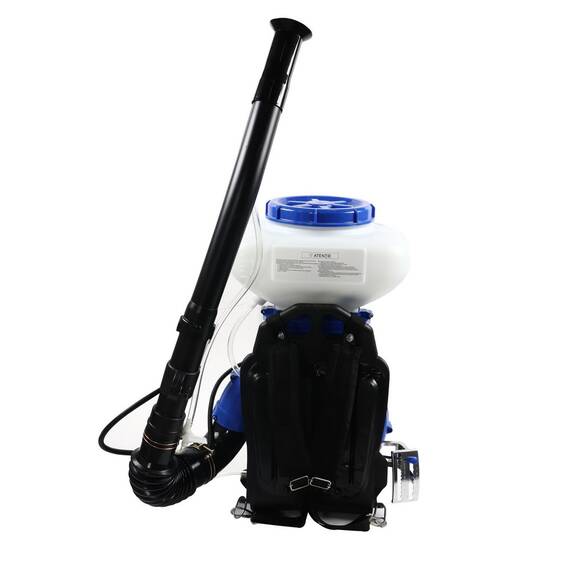 Atomizor, motor de 2,1 kW, 2.9 CP, tip jet stropire - picatura si ceata, pompa booster, distanta maxima de actiune pe orizontala 12m, 14L - 3- Roveli
