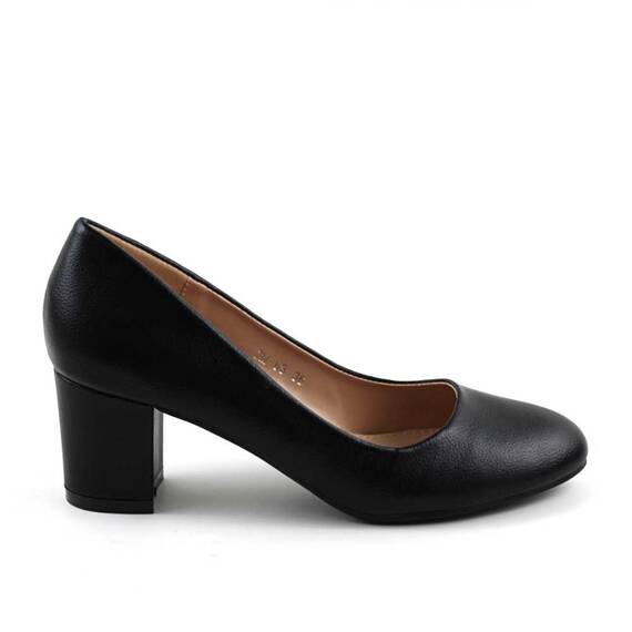​Pantofi de dama eleganti cu toc mediu ZM-63-BLACK, Culoare (12): Negru, Marime (12): 40 - 4- Roveli