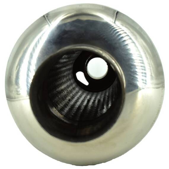 Toba sport inox cu silencer si reglaj de sunet, intrare 5 cm, iesire 9 cm, lungime 46 cm Cod: 142XT - 4- Roveli
