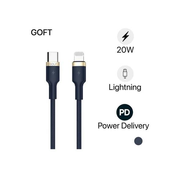 Cablu USB Type C - Iphone   PD 20W  Negru Cod: GC-71P - 5- Roveli