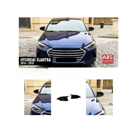 Capace oglinda tip BATMAN compatibile Hyundai Elantra 2016-2018 fara semnalizare in oglinda Cod: BAT10116 / C542-BAT2 - - Roveli