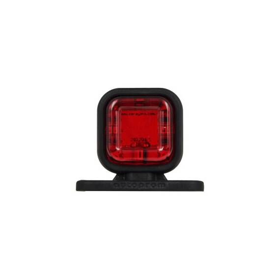 Lampa gabarit patrata LED  tip neon  portocalie si rosie  12V-24V  Cod: 202204 - 2- Roveli