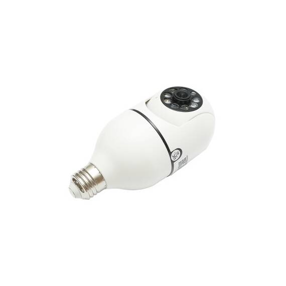 Camera de supraveghere smart-bulb PTZ, WIFI 2.4G 1080P, tip bec E27 cu senzor de miscare si aplicatie YIIoT Breckner Germany Cod: DISMN39 - 4- Roveli