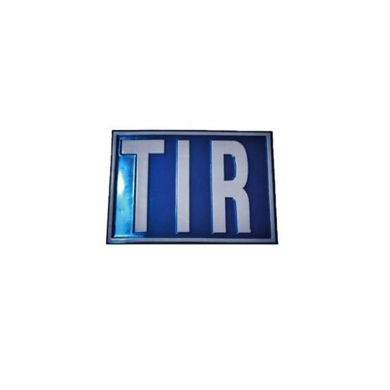 Placa metalica reliefata tir din otel - - Roveli