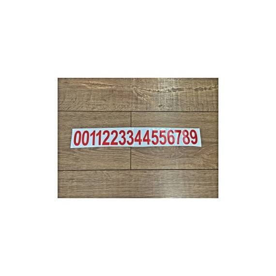 Set abtibilduri pentru numar de telefon, cu 16 cifre fiecare, Cod: TZ-123 - 3- Roveli
