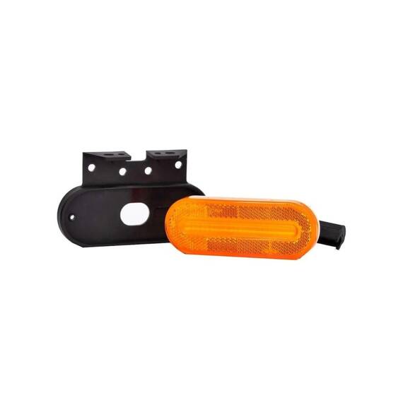 Lampa gabarit 124x51 LED galbena cu suport 12-36V Fristom Cod: FT-070Z+K - 3- Roveli