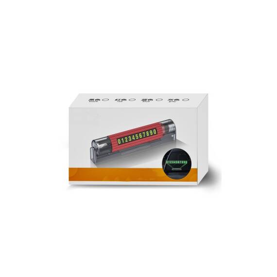 Suport afisaj numar telefon parcare temporara cu ciocan pentru spart geamuri si cutter pentru centura Cod: JCQ-05 - 5- Roveli