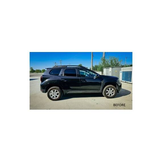Set 12 protectii aripa si usa + 2 protectii pentru compatibilitate cu sau fara senzori Dacia Duster II 2018-> Cod: DD2018-1 - 3- Roveli