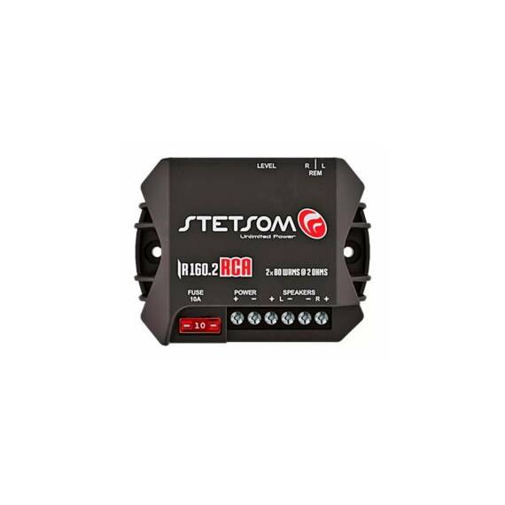 Amplificator auto STETSOM IR 160.2 - 2 RCA, 2 canale, 160W - - Roveli