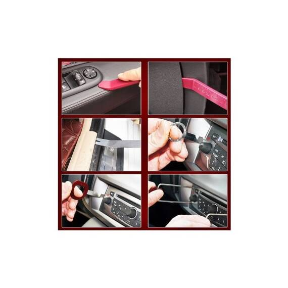 Trusa pentru demontat interioare auto 9 piese  Profesionala Cod: TD - 3- Roveli