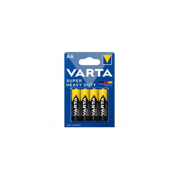 Set 4 baterii Varta AA R6 Zinc-Carbon Super Heavy Duty Cod: 556267 - - Roveli