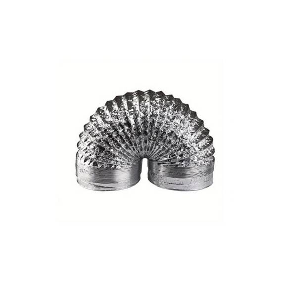 Tub flexibil gofrat aer cald rezistent la temperatura  Ø 100mm Cod: GOF100 - 2- Roveli