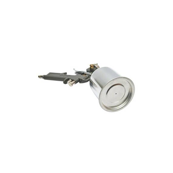 Pistol de vopsit cu aer comprimat 0.6L, cupa din inox in partea de sus, duza 1.5mm Cod: BK79598 - 4- Roveli