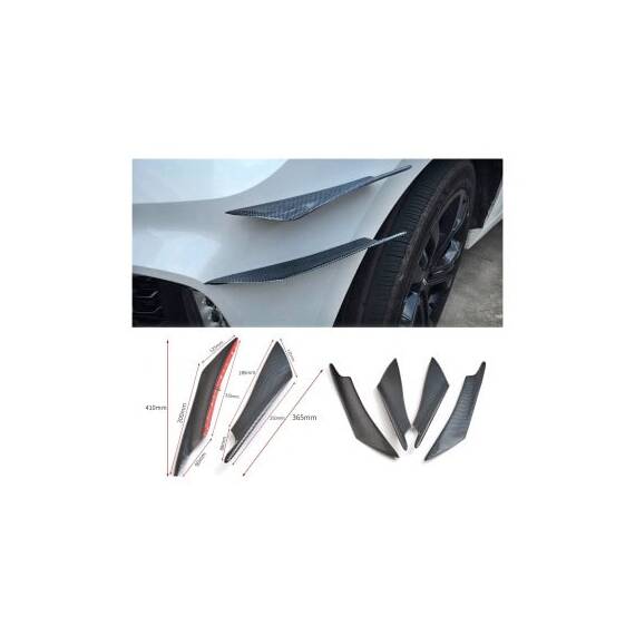 Ornament  pentru bara aripioare culoare Carbon EVO Cod: ART-EVO2 - 4- Roveli