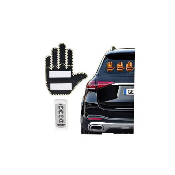 Panou LED tip mana, programabil, cu afisaje personalizabile controlate din telecomanda Cod: FS-1805 - 4- Roveli