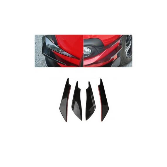 Ornament  pentru bara aripioare culoare Negru  EVO Cod: ART-EVO1 - 3- Roveli