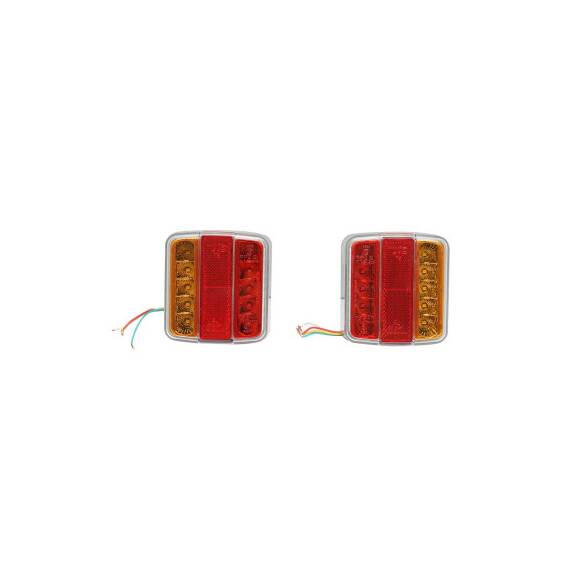 Set lampi spate remorca 10 LED 12-24 V LT70 Cod: BK69033 - - Roveli