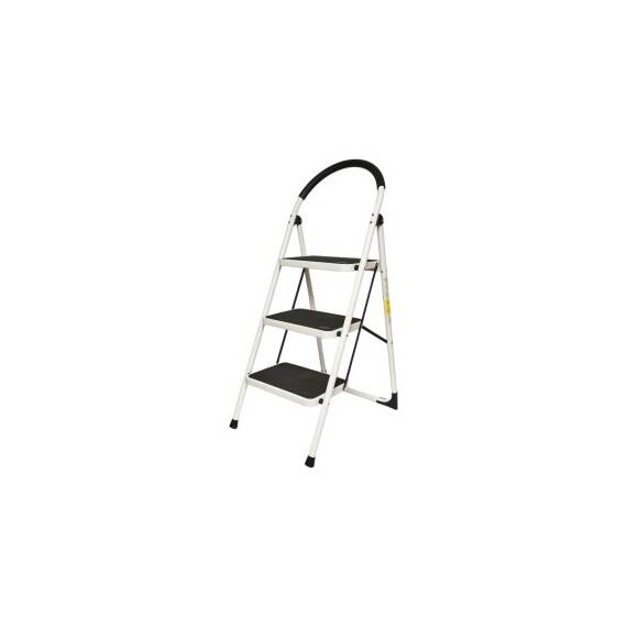 Scara metalica pliabila, 3 trepte cauciuc antiderapant, inaltime 127cm, sarcina maxima 150Kg Crownman Cod: DISPN85 - - Roveli