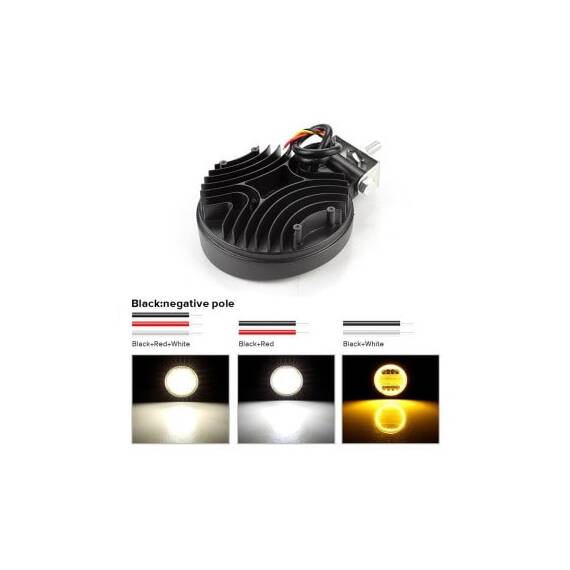 Proiector LED  cu lumina de zi 72W, Combo ,12-24V Cod: HH-2-72 - 5- Roveli