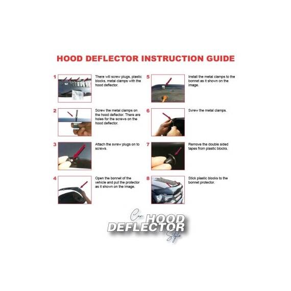 Deflector capota compatibil Dacia Duster III 2024-> Cod: 11001 / DEF4 - 3- Roveli