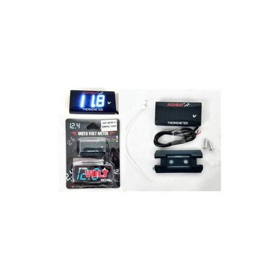 Voltmetru auto 12-24V Cod: FS-1210 - 2- Roveli