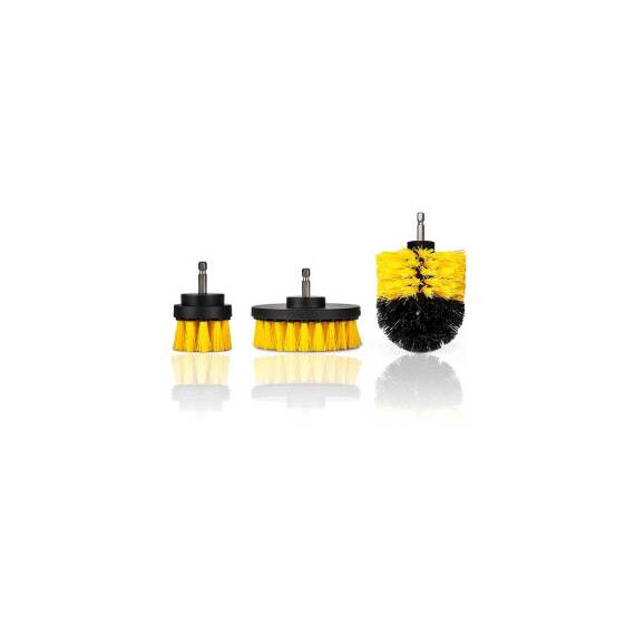 Set 3 perii curatat cu adaptare pentru  bormasina Cod:  FS-6153 - - Roveli