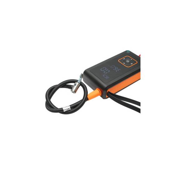 Robot pornire si compresor aer smart 80W 150 PSI, afisaj digital LED, baterie litiu 8000 mAh, baterie externa, lanterna LED, port USB/USB-C, accesorii incluse Cod: BK79824 - 2- Roveli
