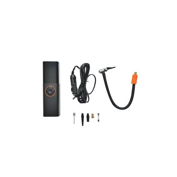 Compresor aer smart portabil digital LED 12V/70W, lanterna LED, functie setare oprire automata, accesorii incluse Cod: BK79823 - - Roveli