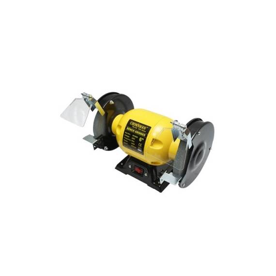 Polizor de banc 250W, 220V disc abraziv 150x16x12.7mm, viteza rotatie 2950rpm Crownman Cod: DISPT58 - - Roveli