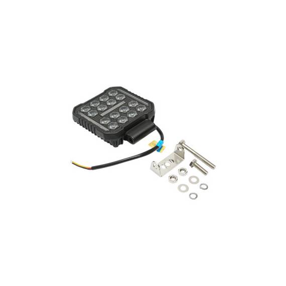 Proiector patrat LED cu DRL 9-80V, 48W, alb-galben, carcasa aluminiu IP67 Cod: DISPV94 - 2- Roveli