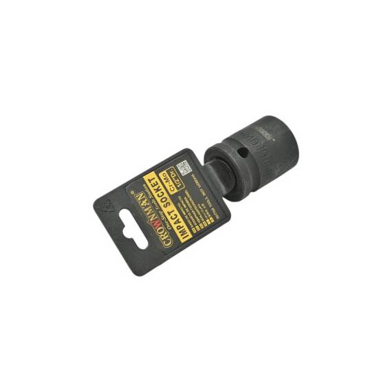 Cheie tubulara de impact 19mm, patrat 1/2 inch, material Cr-Mo, standard DIN 3121 Cod: DISPT35 - 2- Roveli